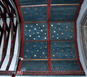 The chancel roof February 2011